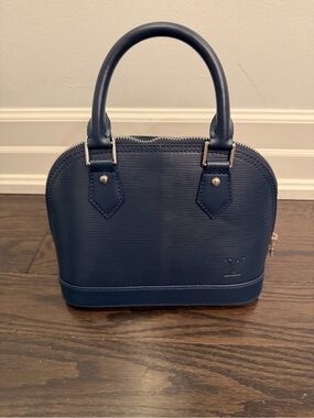 Navy Epi Alma BB Satchel